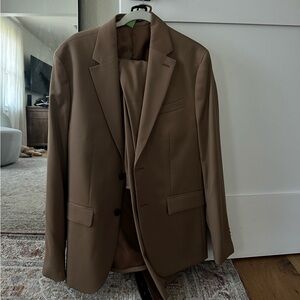 Zara men’s Wool blend suit jacket and pant